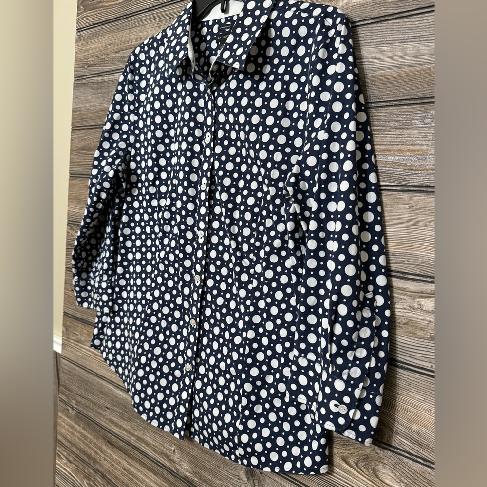 Talbots Woman’s Button Up Top Size 14 - image 5